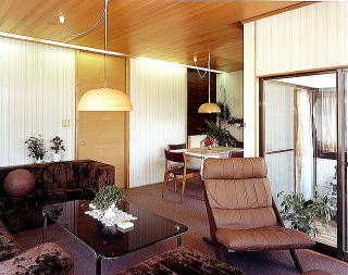 H型プランを活用し建物中央に中庭